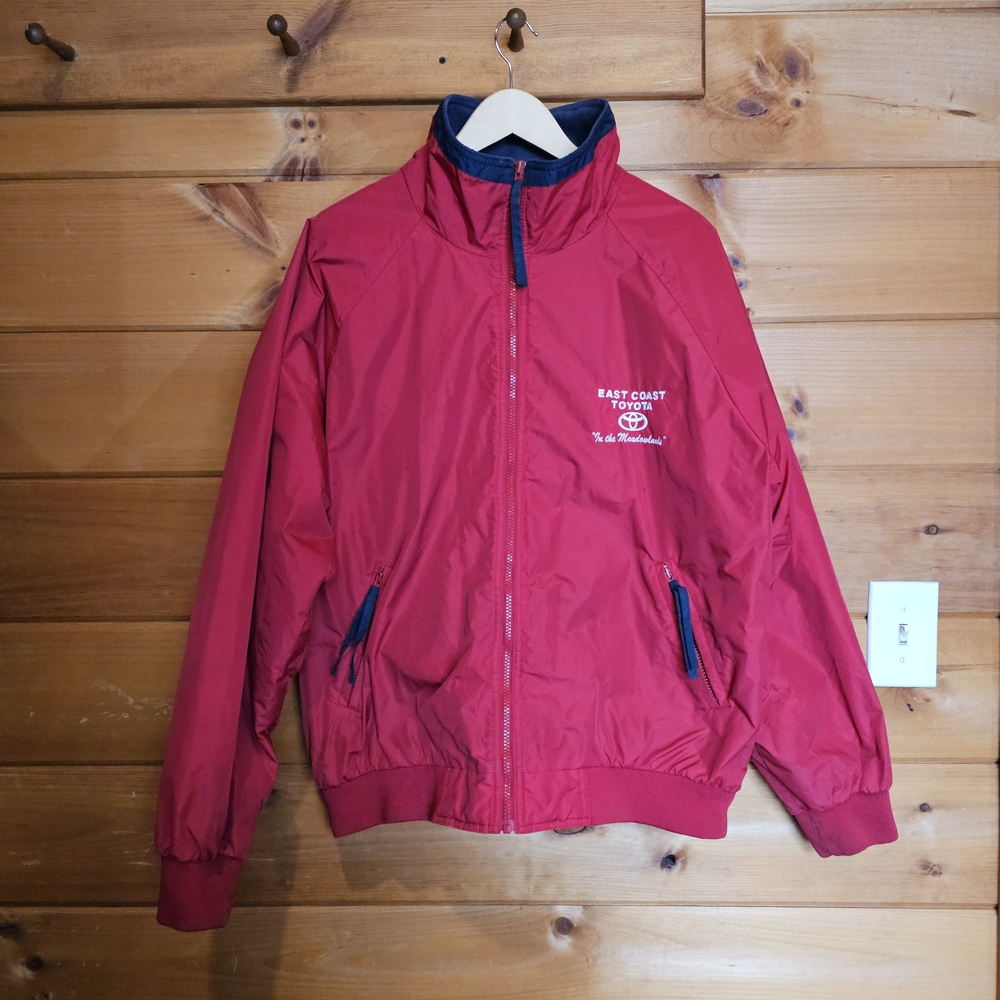 Red East Coast Toyota Windbreaker Jacket